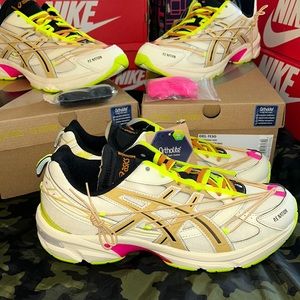 Brand New! Asics x P.E Nation Gel-1130 Cream/Paper Bag size 11